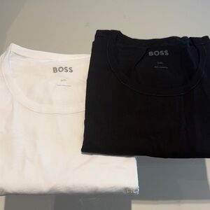 Boss Classic Black and White Tees XXL